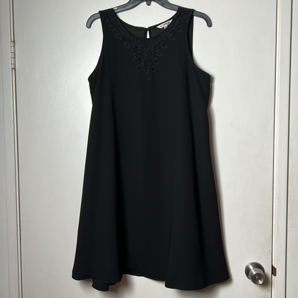 Nanette Lepore Sleeveless Black Dress-Size 12